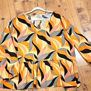 OMG Multicolor Patterned Blouse